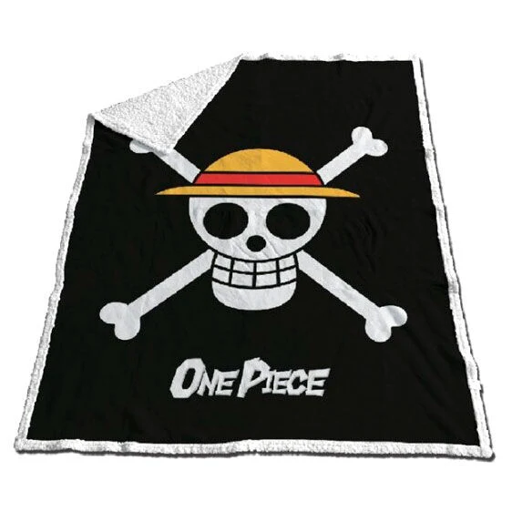 Manta Jolly Roger Sherpa - One Piece 120x150
