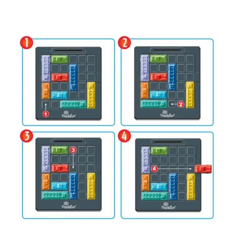 Rush Hour (Nueva edición 2024 ) - Juego de mesa - Thinkfun - 8+ años