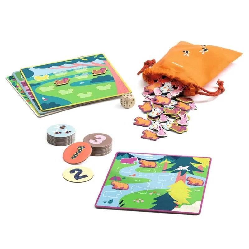Primo Cifras Eduludo - Juego de mesa - Djeco - 1 jugador - 3+ años - duración variable
