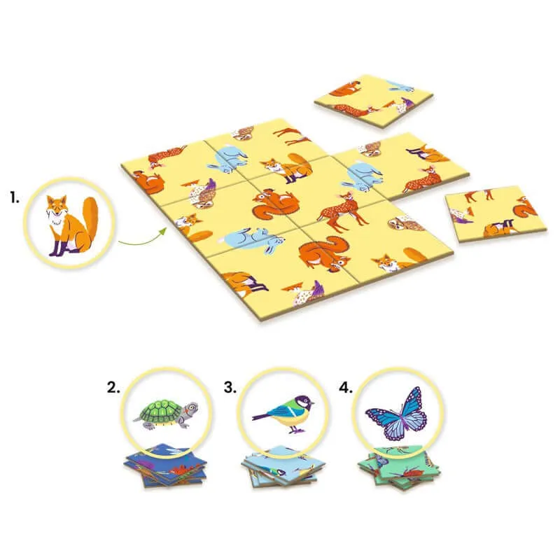 Impossible Animo - Juego de mesa - Djeco - 1 jugador - 6+ años - duración variable