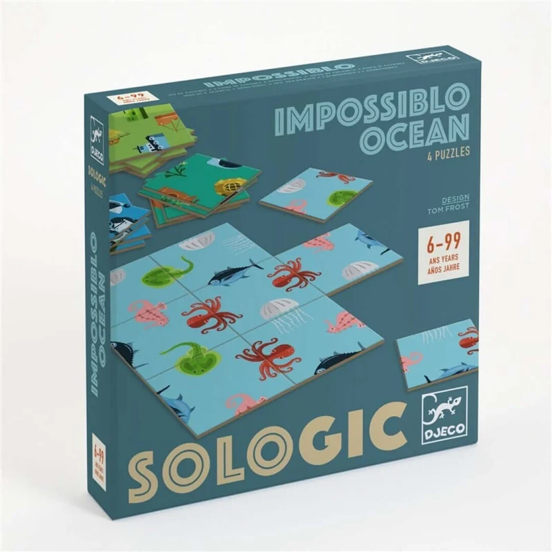 Impossible Ocean - Juego de mesa - Djeco - 1 jugador - 6+ años - duración variable