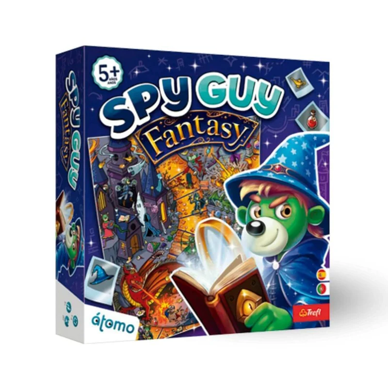 Spy Guy Fantasy - Juego de mesa - Atomo - 1-4 jugadores - 5+ años - 20 min