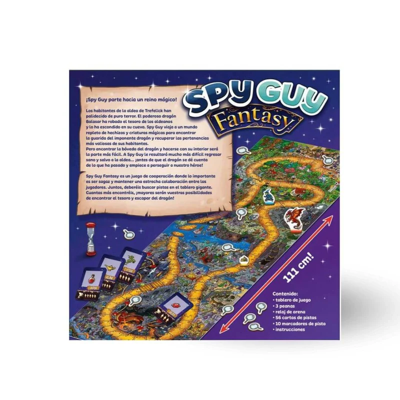 Spy Guy Fantasy - Juego de mesa - Atomo - 1-4 jugadores - 5+ años - 20 min
