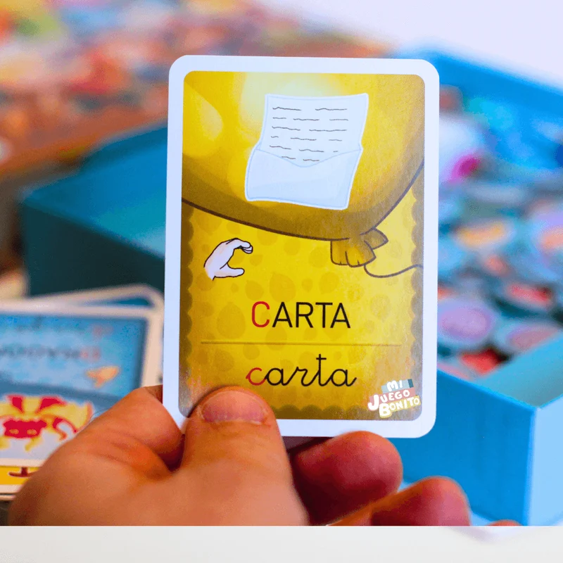 La Fiesta de las Letras - Juego de mesa - Atomo - 1-4 jugadores - 5+ años - 15 min
