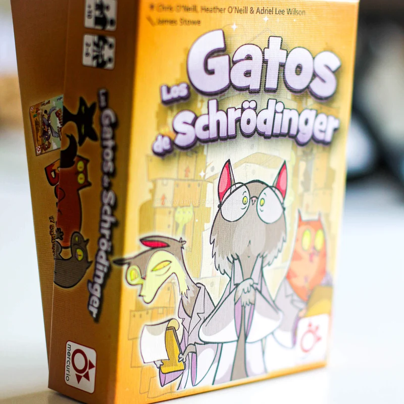 LOS GATOS DE SCHRÖDINGER - Juego de mesa - Mercurio - 2-6 jugadores - 10+ años - 20-30 min