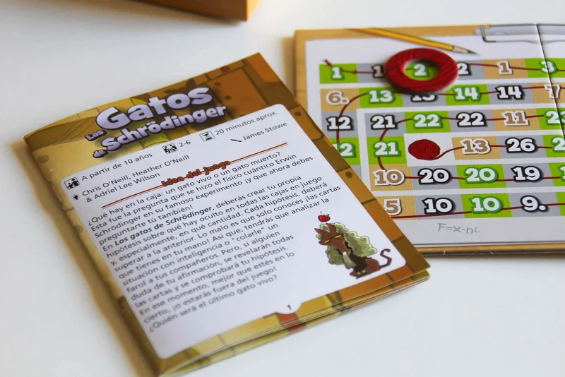 LOS GATOS DE SCHRÖDINGER - Juego de mesa - Mercurio - 2-6 jugadores - 10+ años - 20-30 min