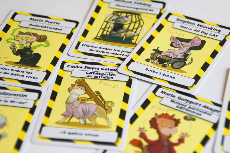 LOS GATOS DE SCHRÖDINGER - Juego de mesa - Mercurio - 2-6 jugadores - 10+ años - 20-30 min