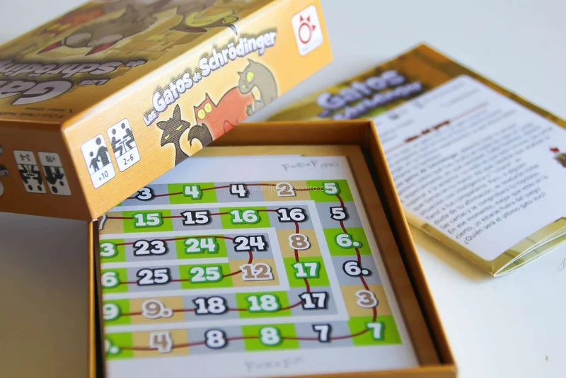 LOS GATOS DE SCHRÖDINGER - Juego de mesa - Mercurio - 2-6 jugadores - 10+ años - 20-30 min