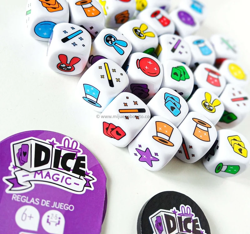 DICE Magic - Juego de mesa - FALOMIR - 2-5 jugadores - 8+ años - 20 min