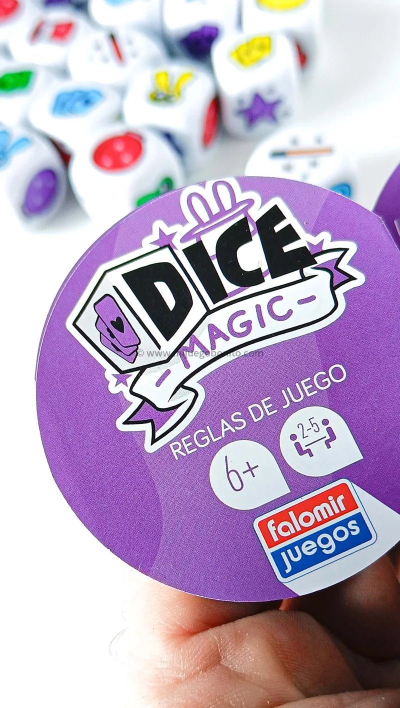 DICE Magic - Juego de mesa - FALOMIR - 2-5 jugadores - 8+ años - 20 min