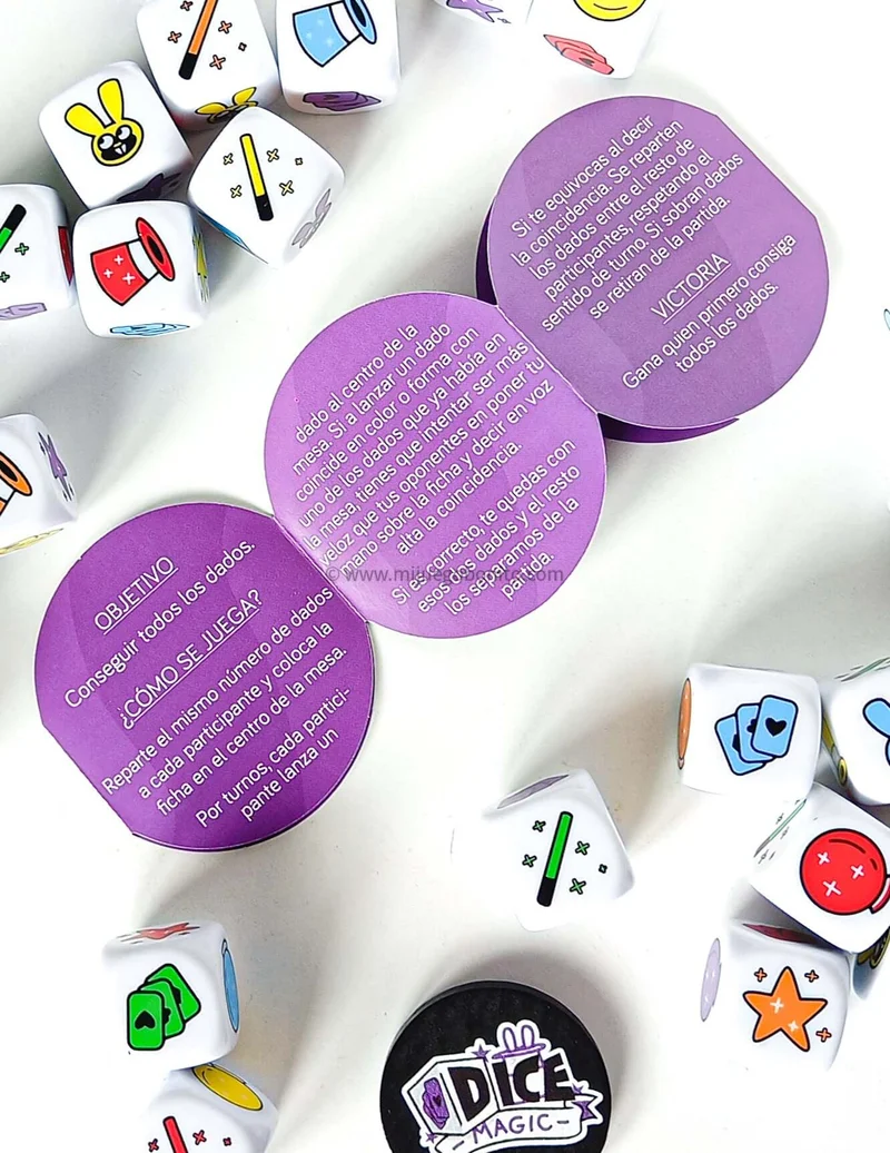 DICE Magic - Juego de mesa - FALOMIR - 2-5 jugadores - 8+ años - 20 min