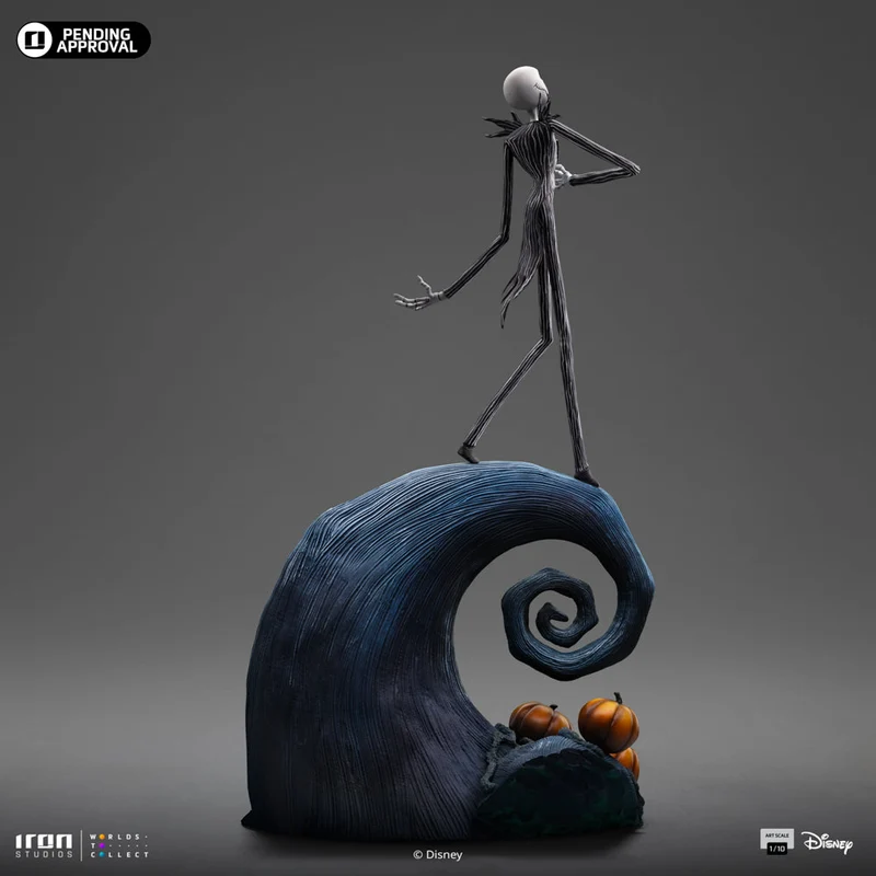 IRON Studios: Disney El Mundo De Jack - Jack Skellington Escala de Arte 1/10