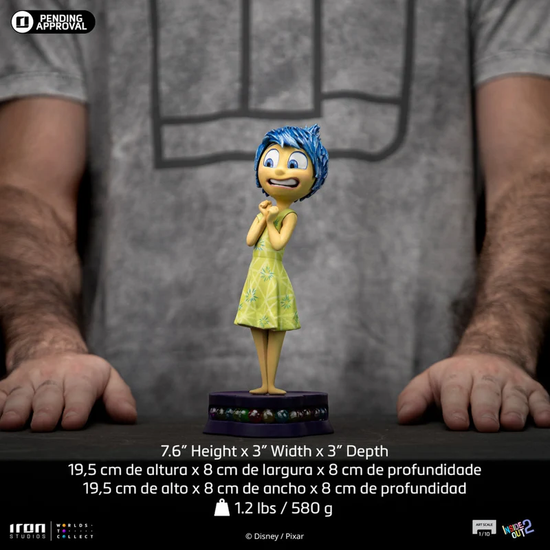IRON Studios: Intensamente 2 - Alegria Escala de Arte 1/10