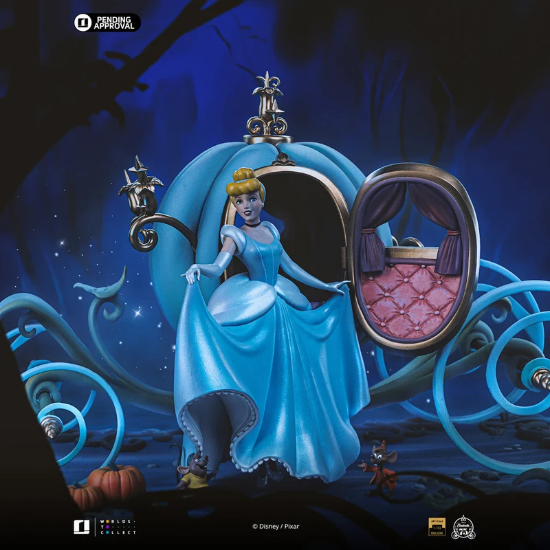 IRON Studios: Disney - Cenicienta Deluxe Escala De Arte 1/10
