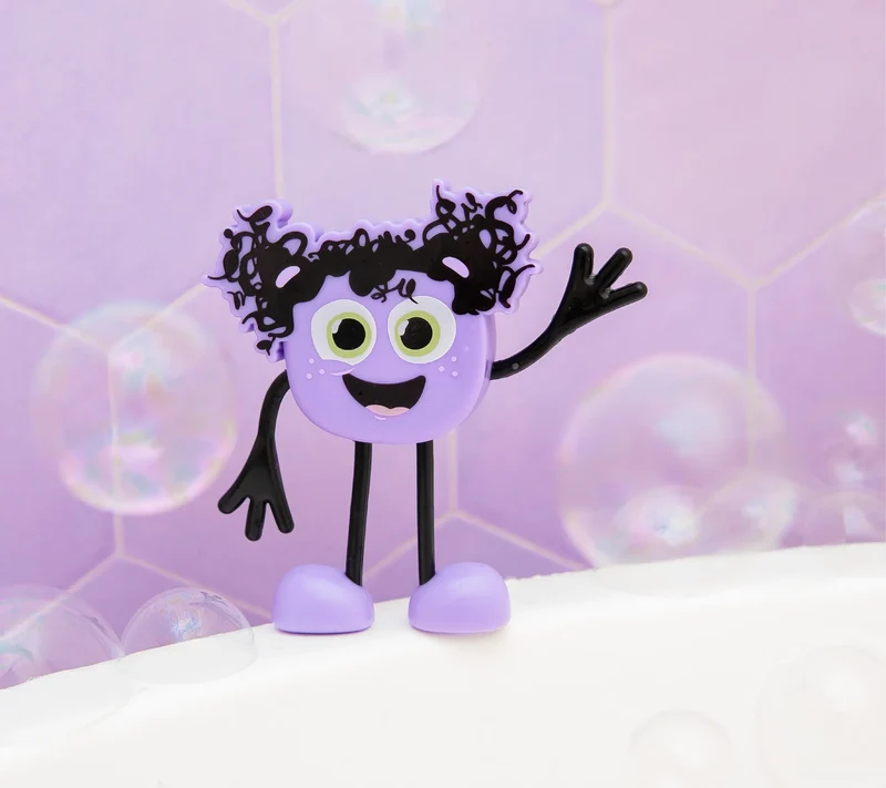 GloPals Set Personaje + 2 Cubos luz LUMI Lila