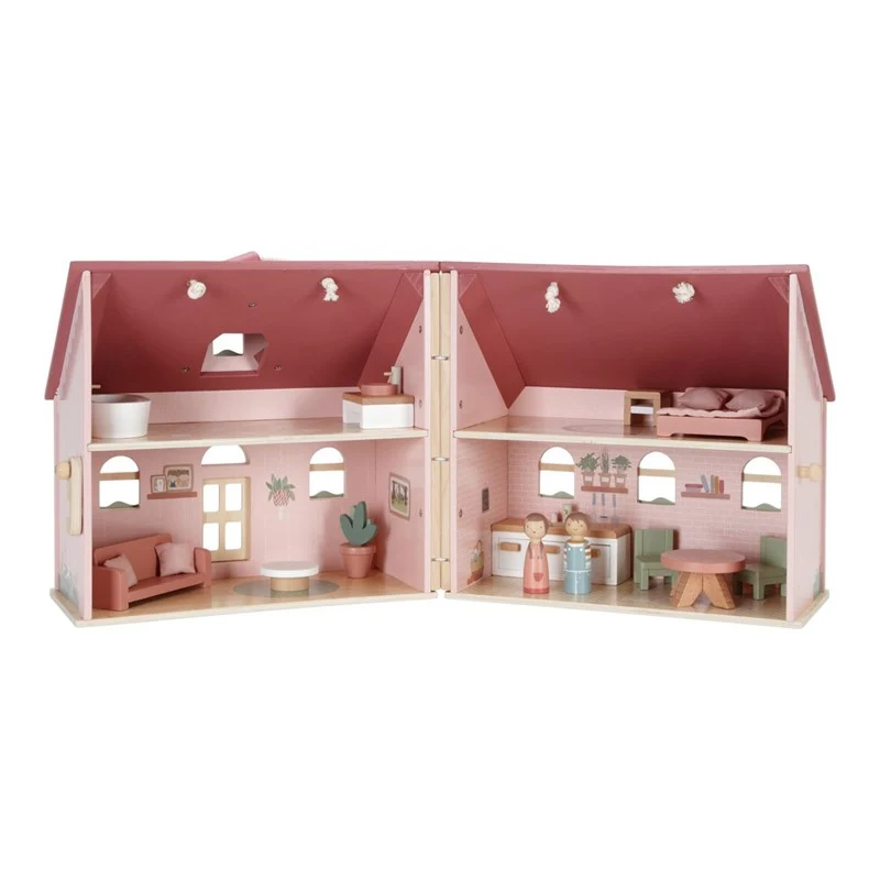 Casa de Muñecas Madera Portátil · Little Dutch