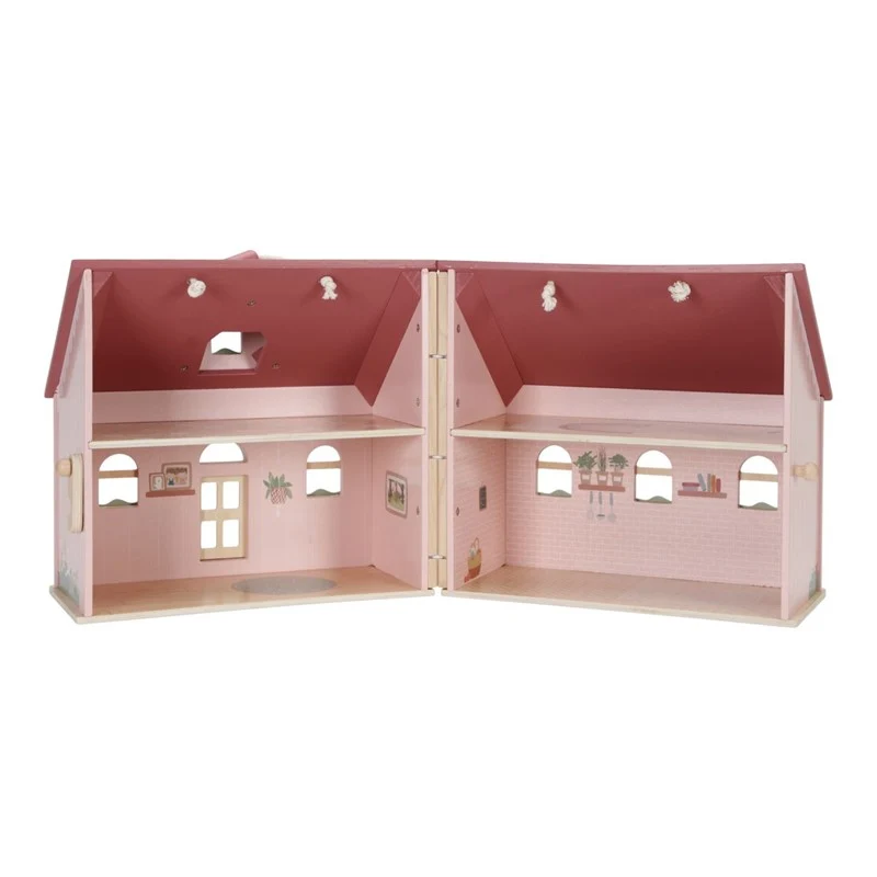 Casa de Muñecas Madera Portátil · Little Dutch