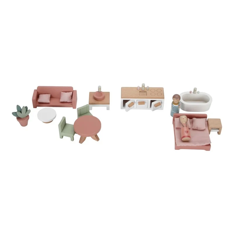 Casa de Muñecas Madera Portátil · Little Dutch