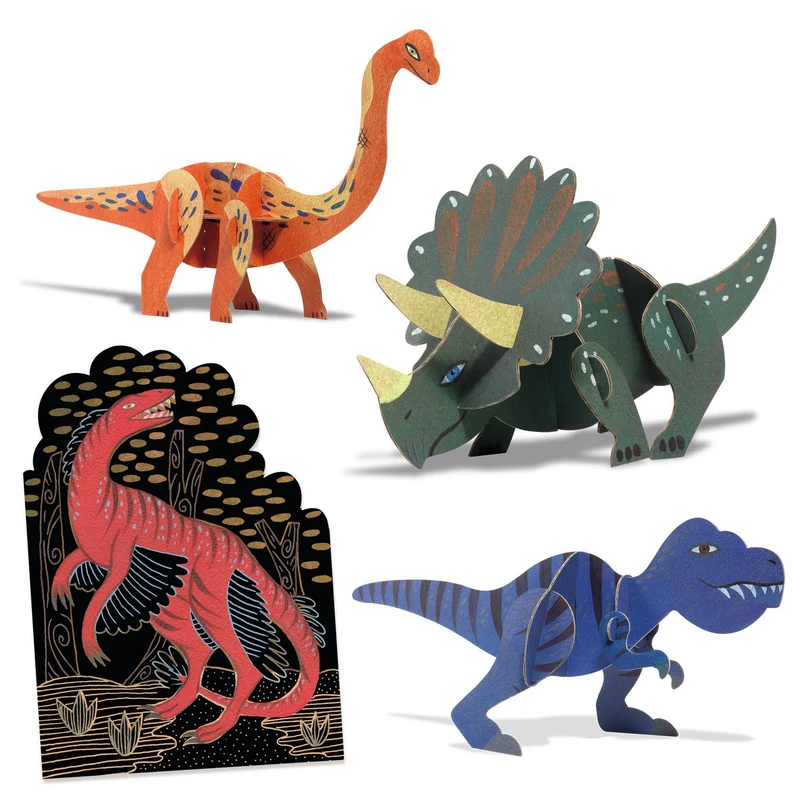 Cofre multiactividad El mundo de los dinosaurios · DJECO