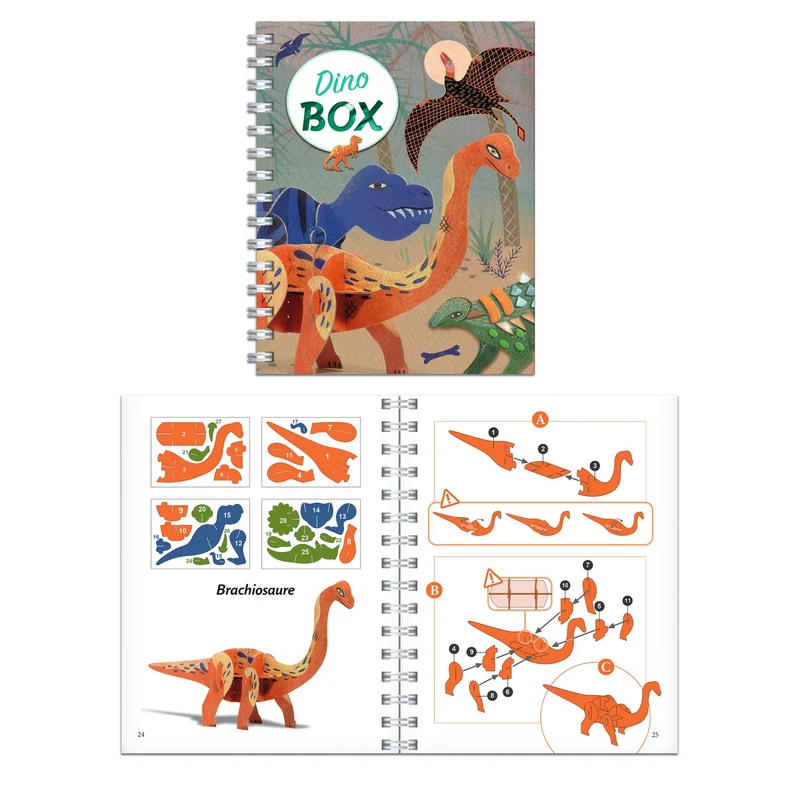Cofre multiactividad El mundo de los dinosaurios · DJECO