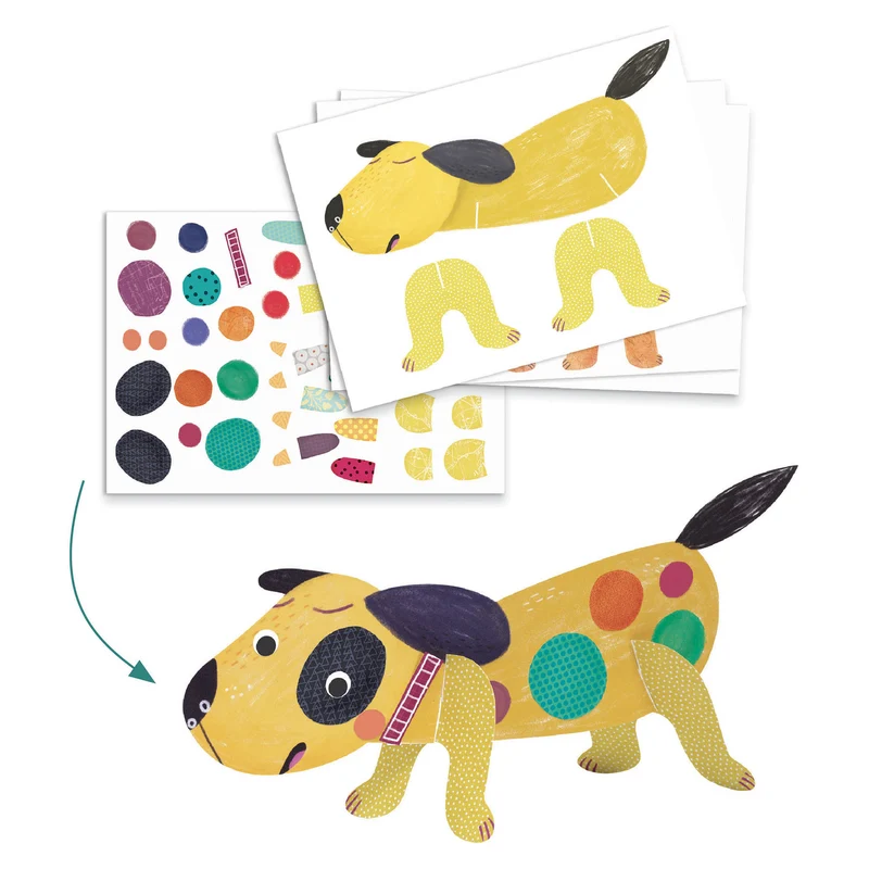 Cofre multiactividad Los animales y su casa · DJECO