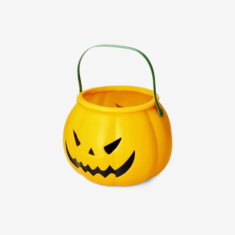 Trick or treat pumpkin bucket