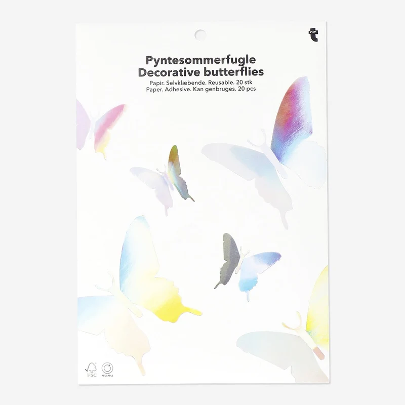 Decorative Paper Butterflies - 20 pcs