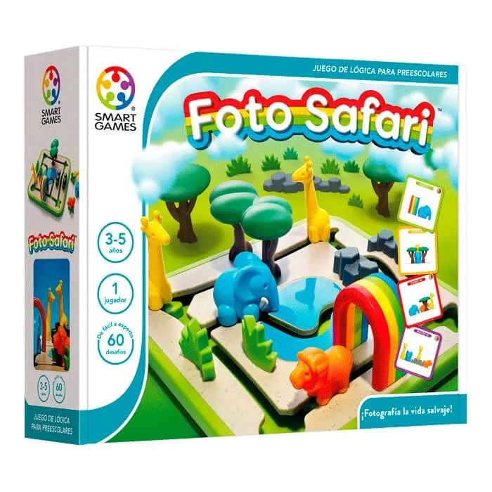 Foto Safari - Juego de mesa - SmartGames - 1 jugador - 3+ años - 10 min