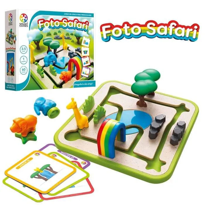 Foto Safari - Juego de mesa - SmartGames - 1 jugador - 3+ años - 10 min