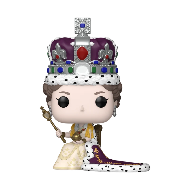 Funko Pop Premium: Queen Elizabeth II 100 Aniversario - Reina Elizabeth Coronacion