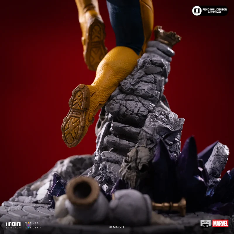 Iron Studios: Marvel X Men - Cyclops Guantelete del Infinito Diorama BDS Escala de Arte 1/10