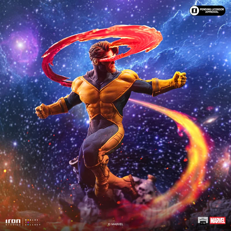 Iron Studios: Marvel X Men - Cyclops Guantelete del Infinito Diorama BDS Escala de Arte 1/10