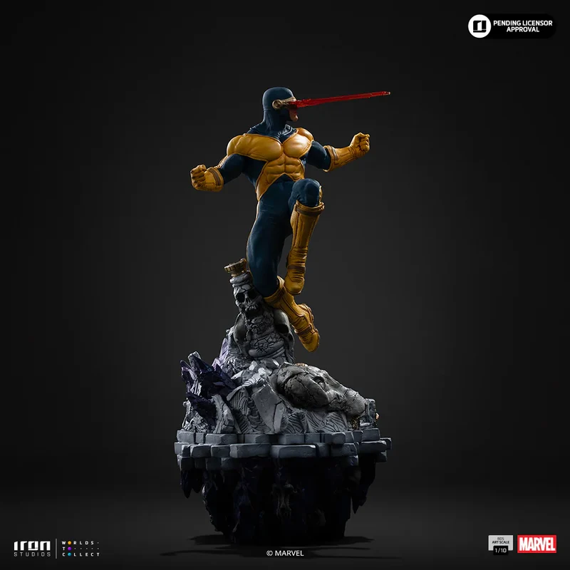 Iron Studios: Marvel X Men - Cyclops Guantelete del Infinito Diorama BDS Escala de Arte 1/10