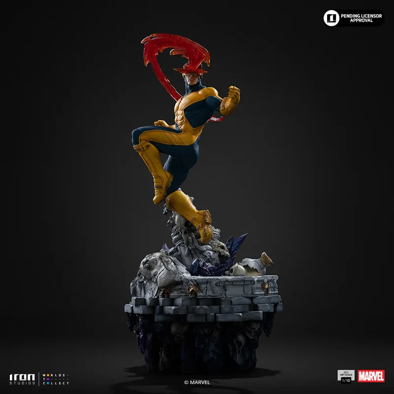 Iron Studios: Marvel X Men - Cyclops Guantelete del Infinito Diorama BDS Escala de Arte 1/10