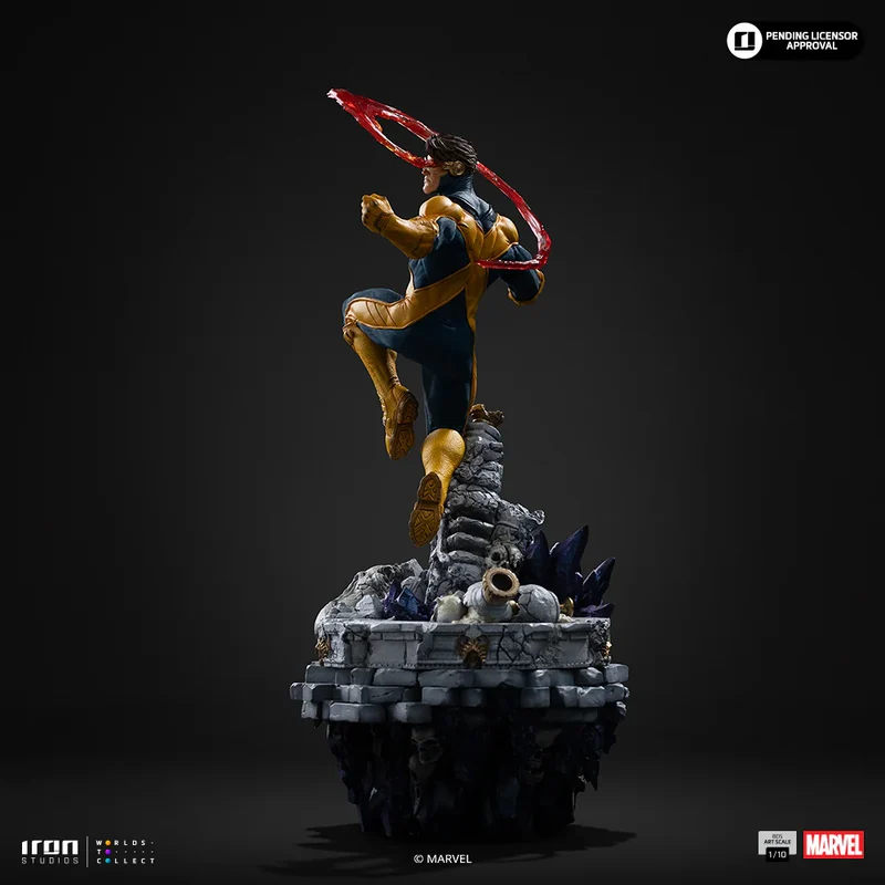 Iron Studios: Marvel X Men - Cyclops Guantelete del Infinito Diorama BDS Escala de Arte 1/10