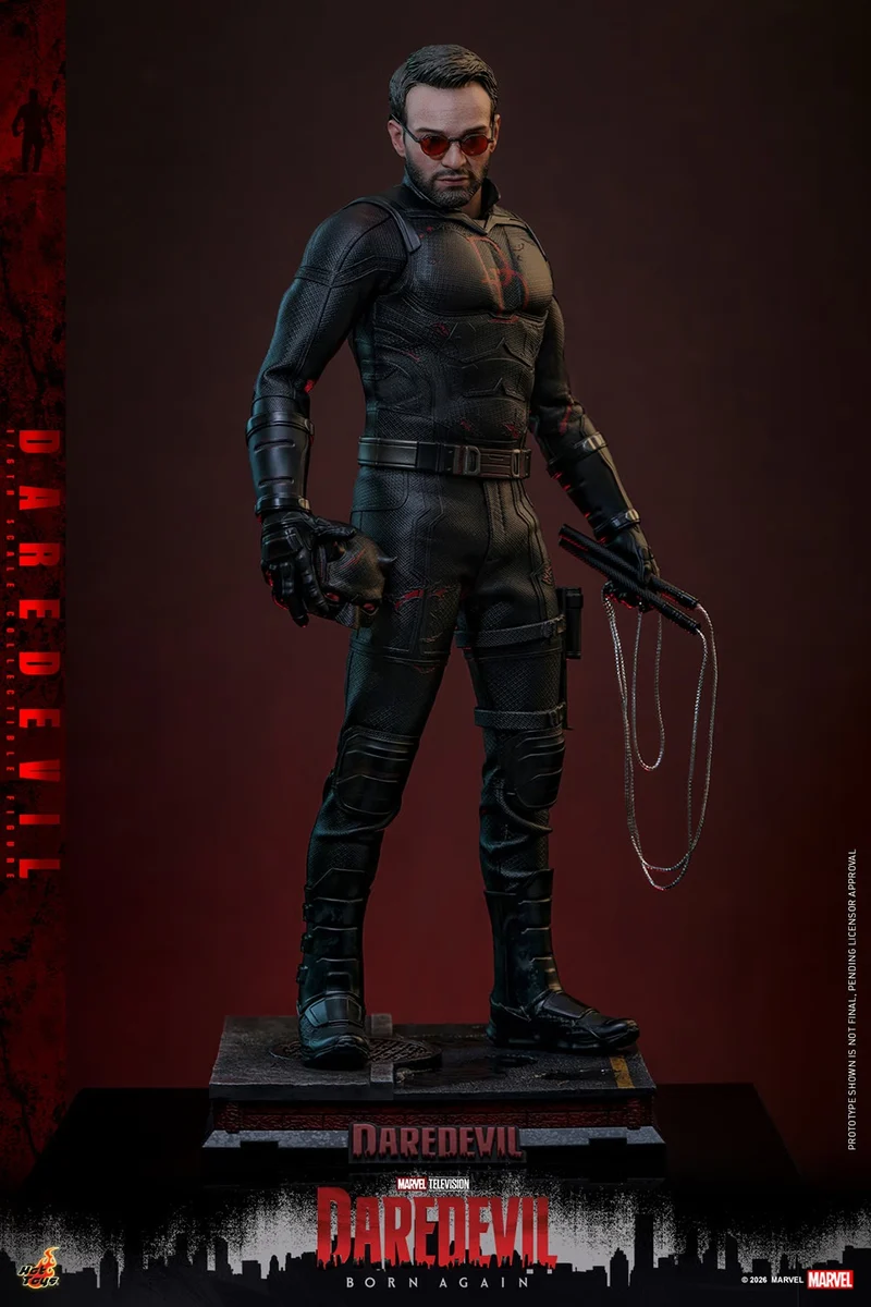 Hot Toys Television Masterpiece Series: Daredevil Born Again - Daredevil Traje Negro Escala 1/6