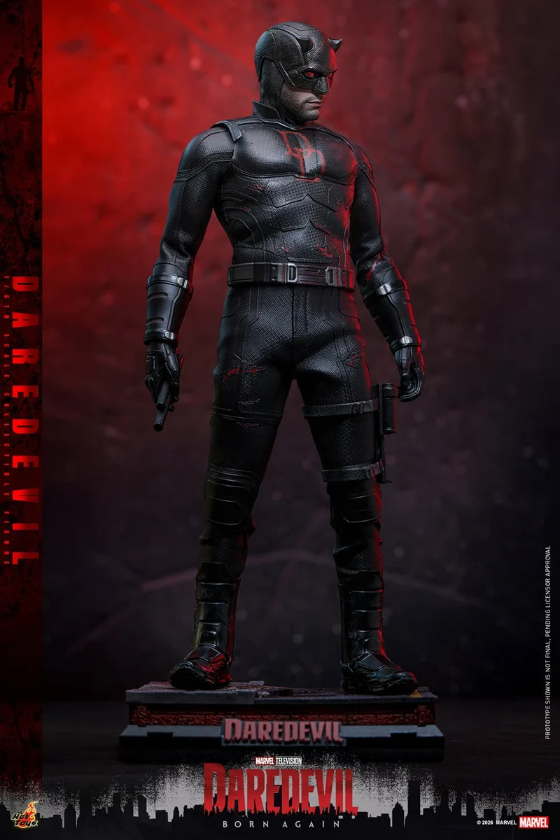Hot Toys Television Masterpiece Series: Daredevil Born Again - Daredevil Traje Negro Escala 1/6