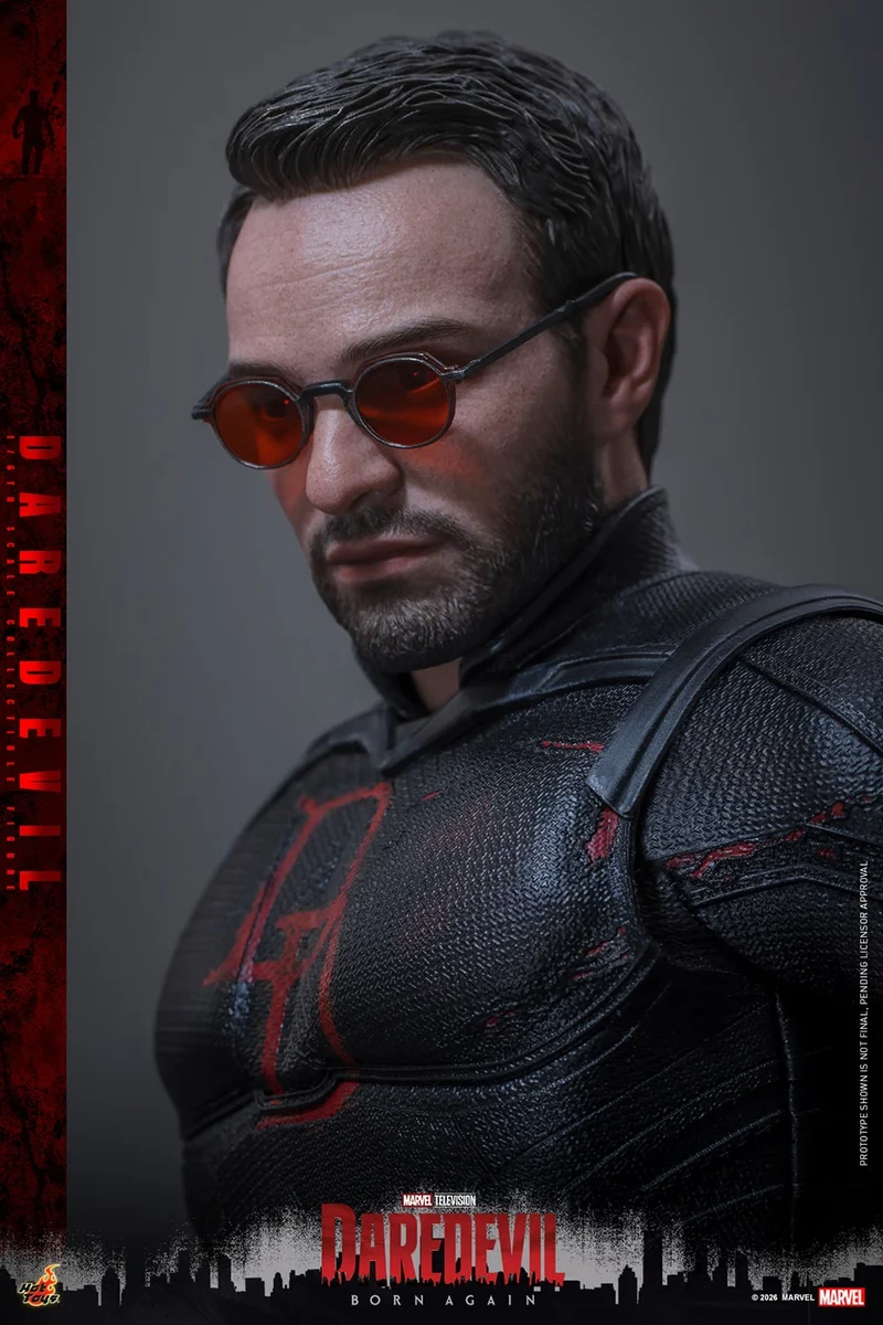 Hot Toys Television Masterpiece Series: Daredevil Born Again - Daredevil Traje Negro Escala 1/6