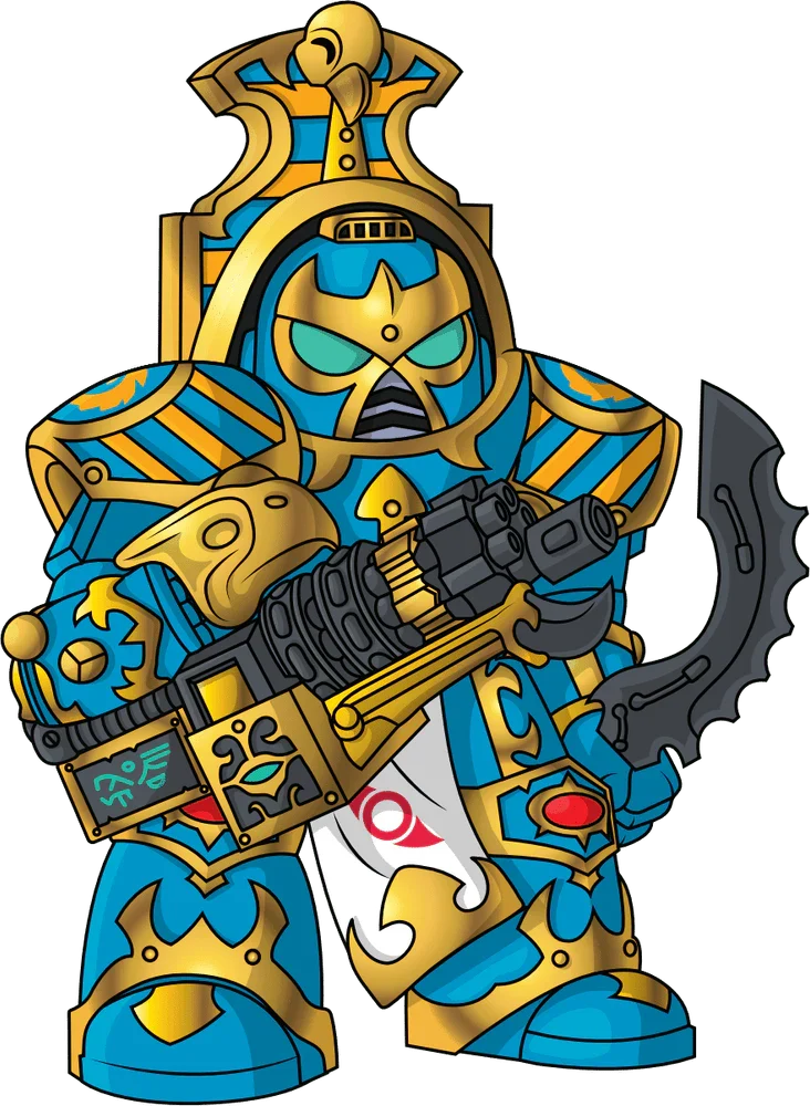 Youtooz Games: Space Marine 2 - Scarab Occult Terminator