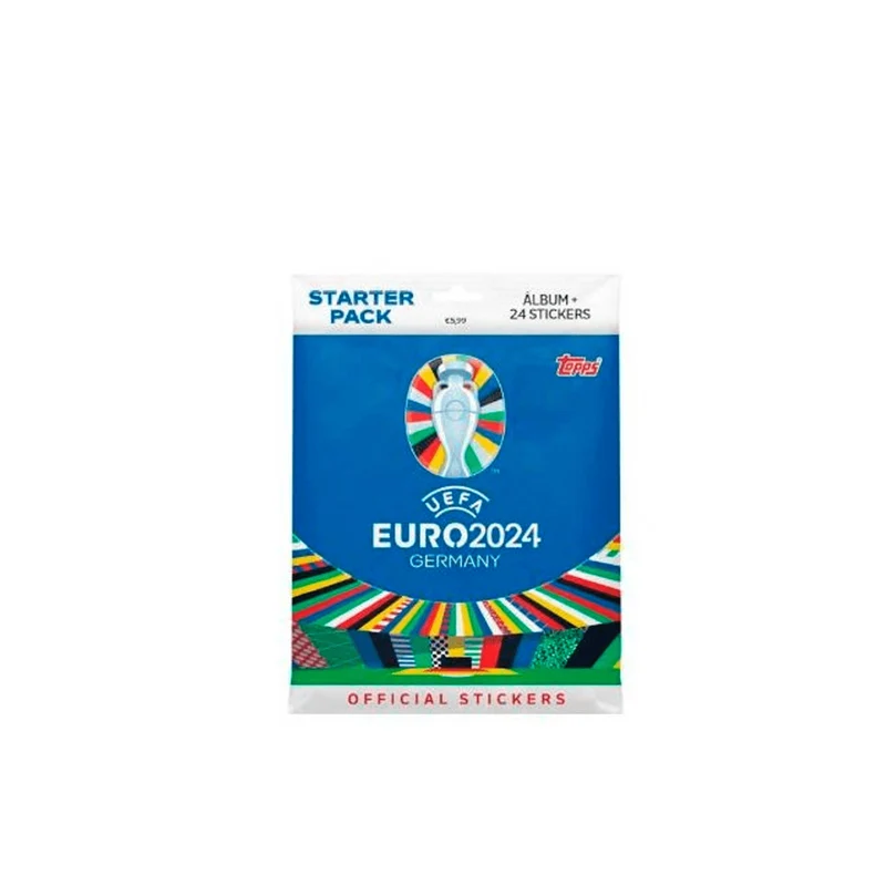 Starter Pack Cromos Eurocopa Topps UEFA Euro 2024