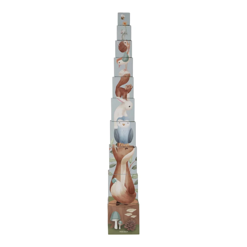 Bloques apilables Forest Friends · Little Dutch