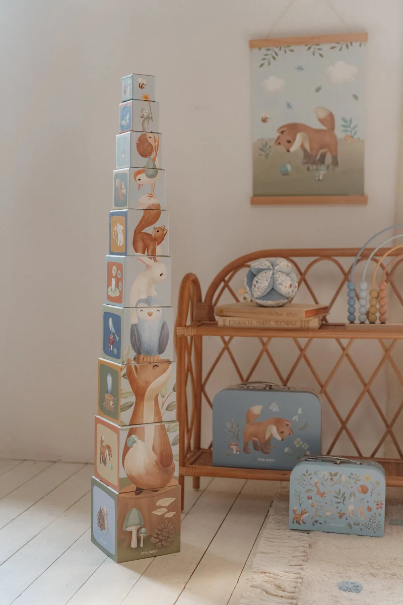 Bloques apilables Forest Friends · Little Dutch