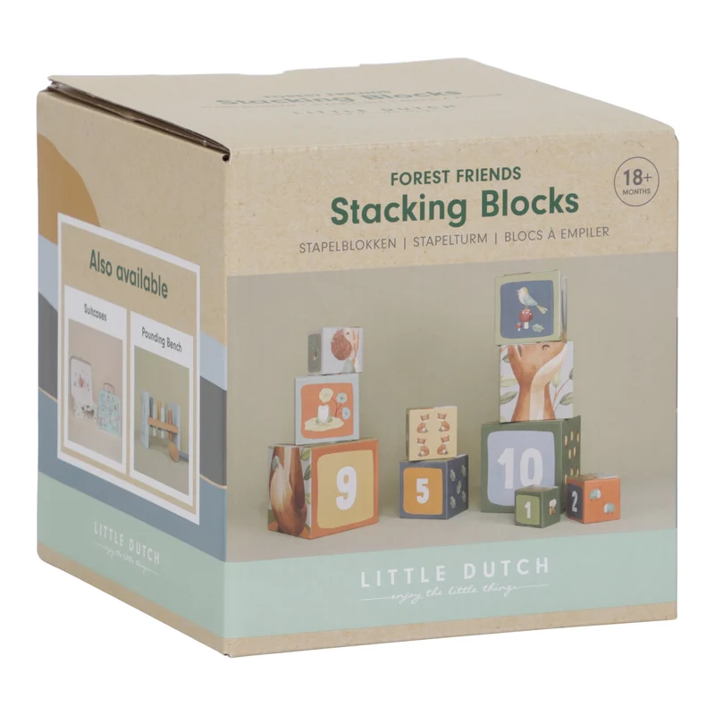 Bloques apilables Forest Friends · Little Dutch