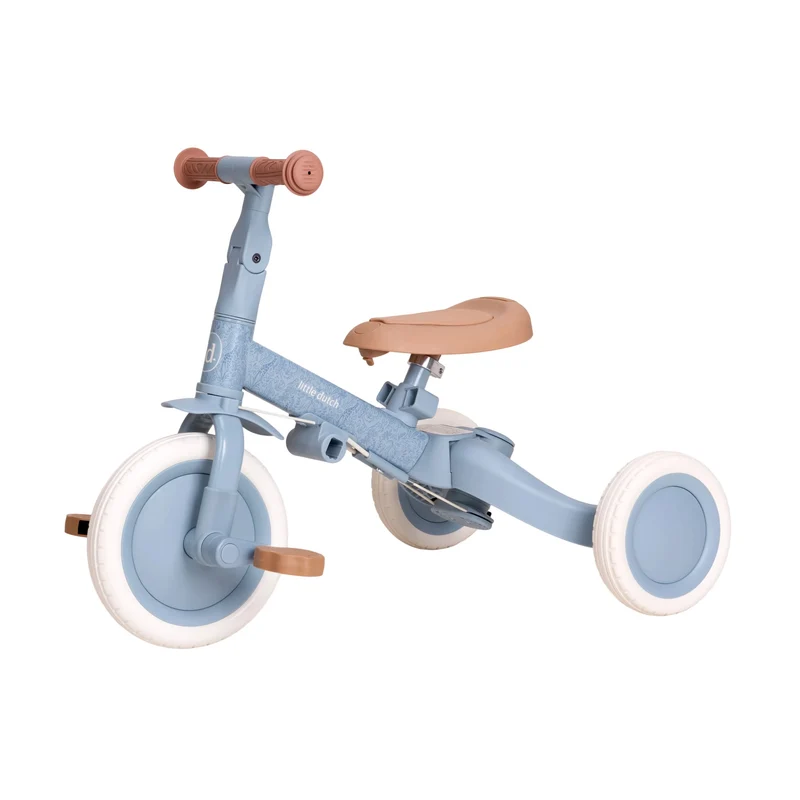 Triciclo con barra Safari Dreams Azul · Little Dutch