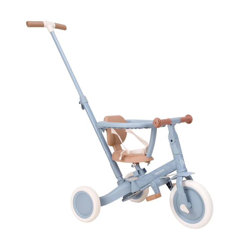 Triciclo con barra Safari Dreams Azul · Little Dutch