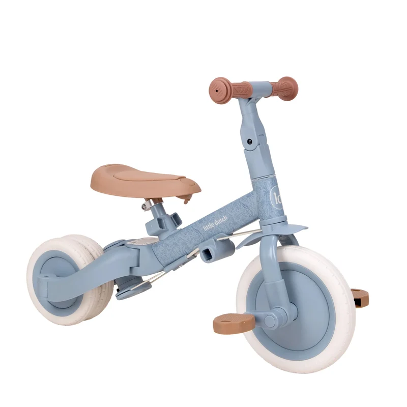 Triciclo con barra Safari Dreams Azul · Little Dutch
