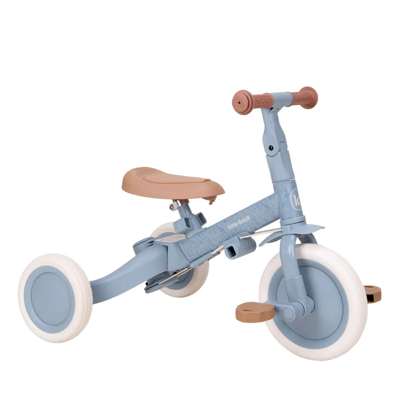 Triciclo con barra Safari Dreams Azul · Little Dutch