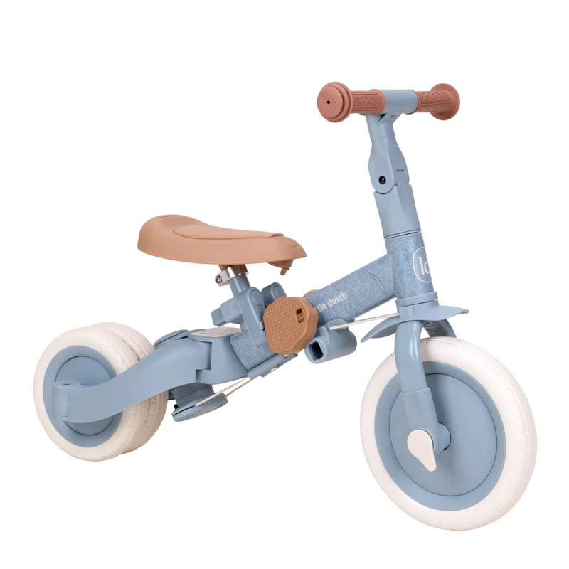 Triciclo con barra Safari Dreams Azul · Little Dutch