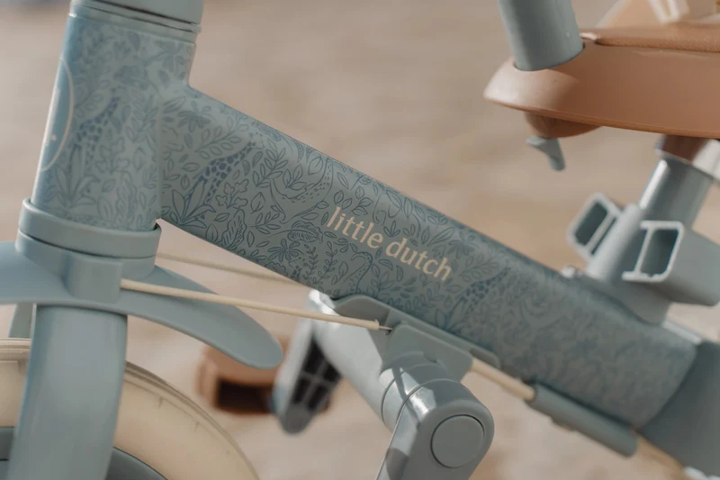 Triciclo con barra Safari Dreams Azul · Little Dutch