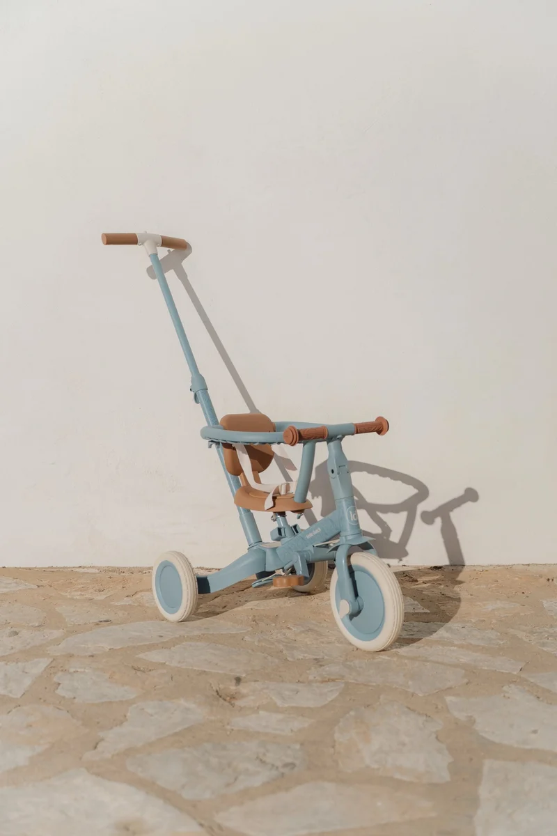 Triciclo con barra Safari Dreams Azul · Little Dutch